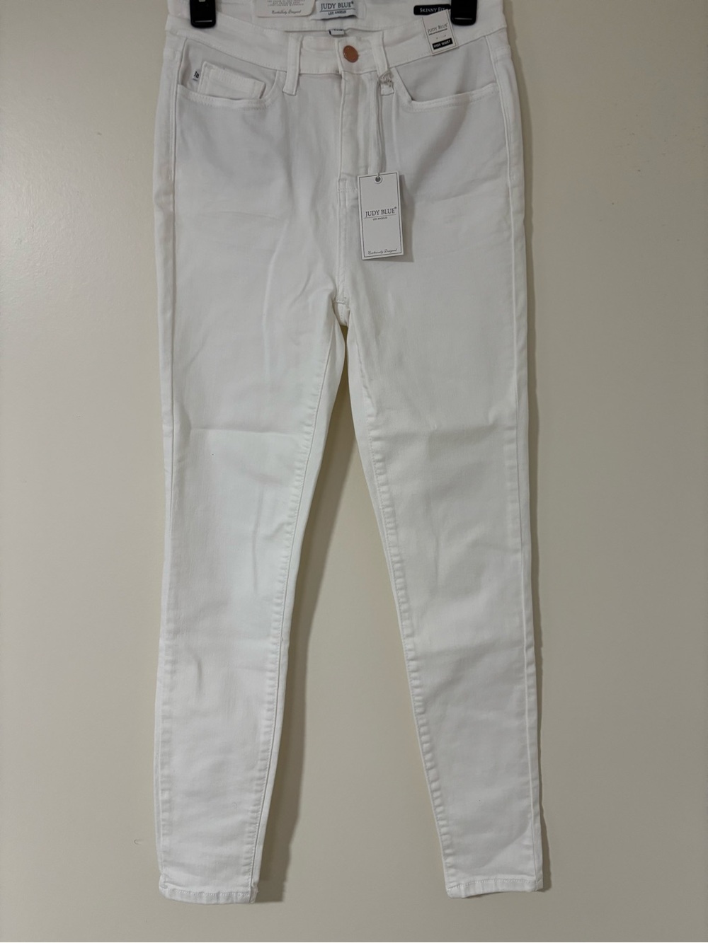 Judy Blue High-Rise White Skinny Jeans 5/27 NWT